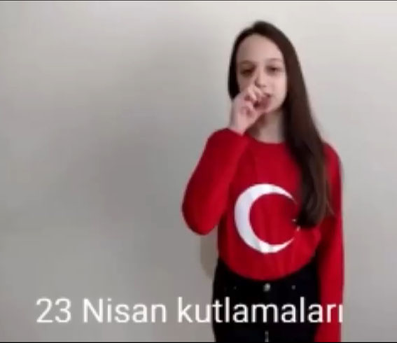 23 Nisan’ı işaret diliyle anlattılar