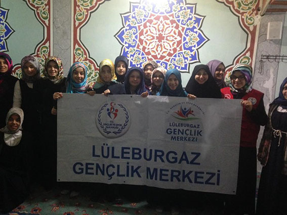 Lüleburgazlı gençler sabah namazında buluştu 