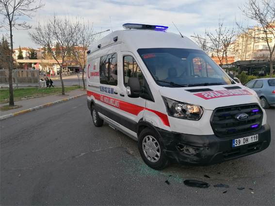 Lüleburgaz’da ambulans kazası 