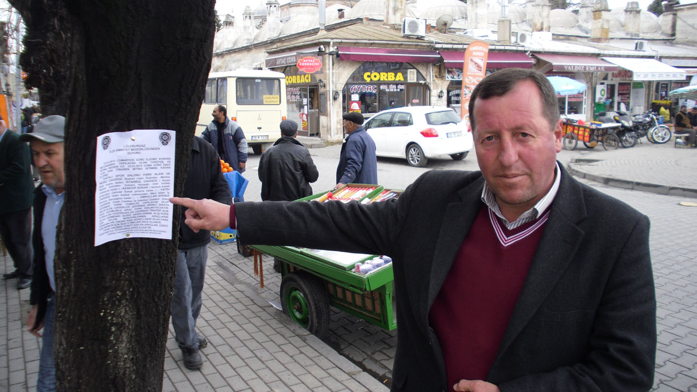 Mitinge trafik ayarı 