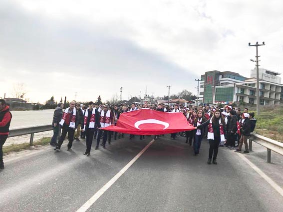 Lüleburgaz Sarıkamış Şehitlerini unutmadı