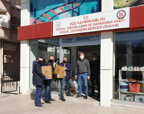 LTSO, yardım paketlerini ulaştırdı