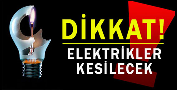 Güneş Mahallesi’nde elektrik kesintisi!