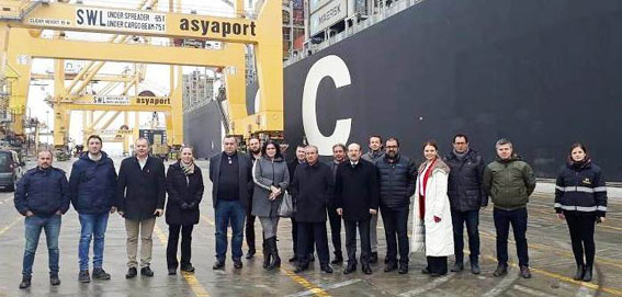 Kaymakam Kaya’dan Asyaport ziyareti