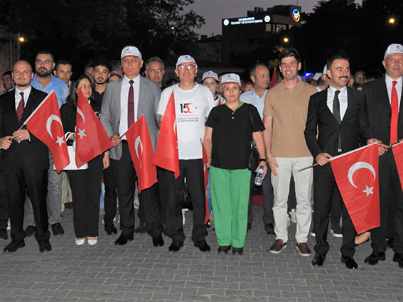 15 Temmuz Demokrasi ve Milli Birlik Günü anma programı gerçekleştirildi