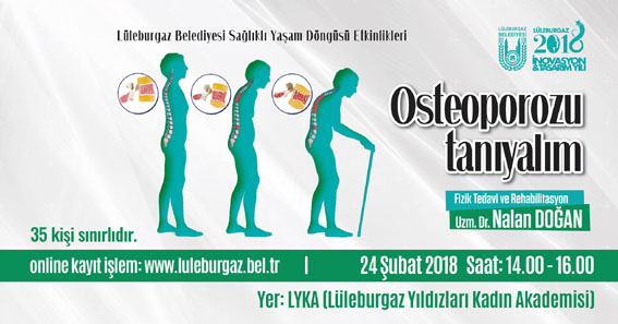 LYKA’da Osteoporoz anlatılacak