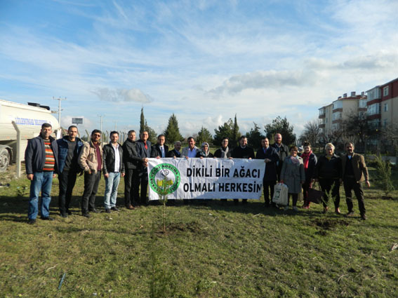 Lüleburgaz’da 1500 adet ağaç dikildi