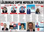 LÜLEBURGAZ CHP’DE NEFESLER TUTULDU