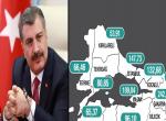 Kırklareli’nde vaka sayısı düşüşte