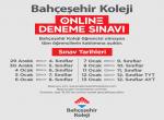 Bahçeşehir’den online sınav