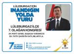 AK Parti Genel Kurulu  Cumartesi günü yapılacak