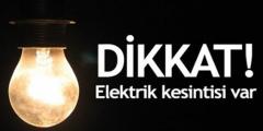 Sarıcaali köyünde elektrik kesintisi