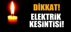 Evrensekiz ve B. Karıştıran’da  elektrik kesintisi