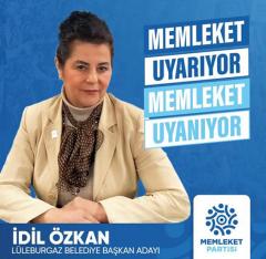 İdil Özkan, Memleket Partisi’nden Belediye Başkan Adayı oldu