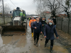 Kırklareli Valisi Osman Bilgin;  -“Mağdur vatandaşlara her türlü destek sağlandı”