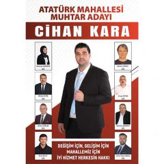 Atatürk Mahallesi Muhtar Adayı Cihan Kara; “Önceliğimiz çocuklar, kadınlar ve yaşlılar”