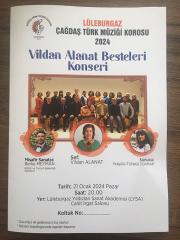 Lüleburgaz’da yarın akşam konser var