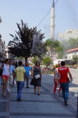 Saraçlar Caddesi’ne fıskiyeli soğutma