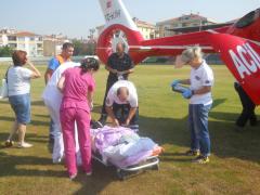 Helikopter ambulans ile sevk