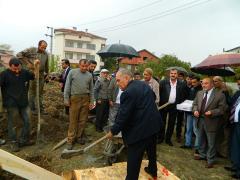 Hacı Ahmet Azman Camii’nin temeli atıldı