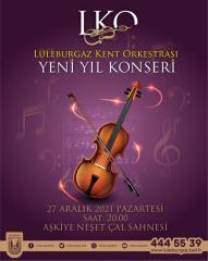 Lüleburgaz Kent Orkestrası’ndan Yeni Yıl Konseri!