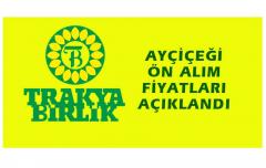 Ayçiçeği alım fiyatı belirlendi